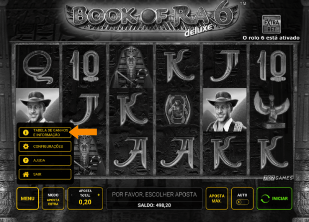 Informações sobre a Slot Machine “Book of Ra 6”