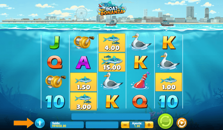 Slot Machine Boat Bonanza e Informações da Máquina