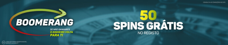 Bónus de 50 Free Spins no Placard