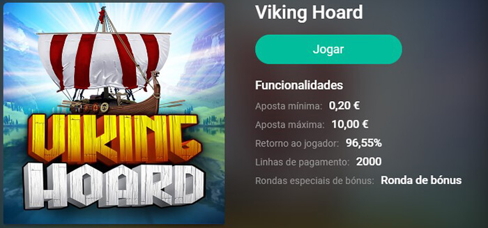 Informações da Slot Machine Viking Hoard