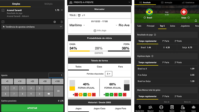 Apostas Desportivas na Bwin App