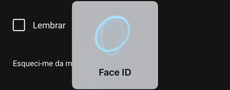 Login com Face ID na Aplicação da Bwin