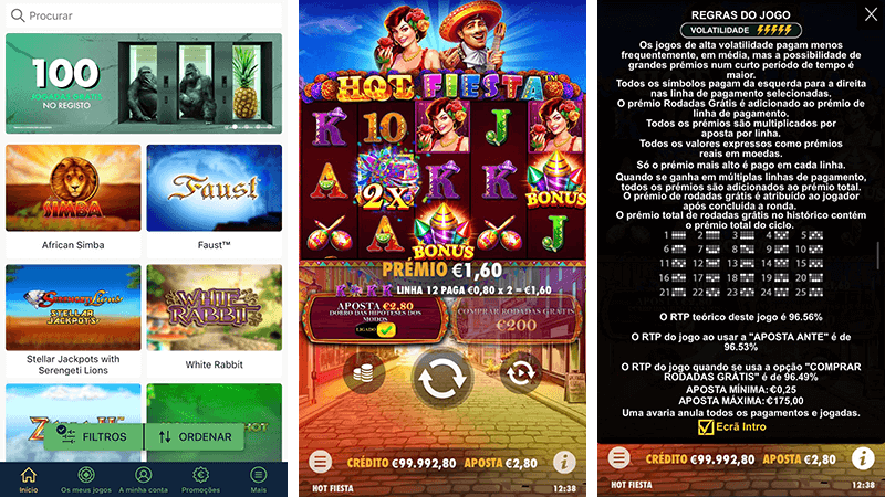 Jogos de Casino na App da Solverde Online