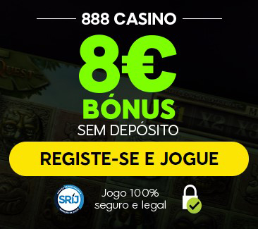 Bónus de 8€ Grátis na 888Casino