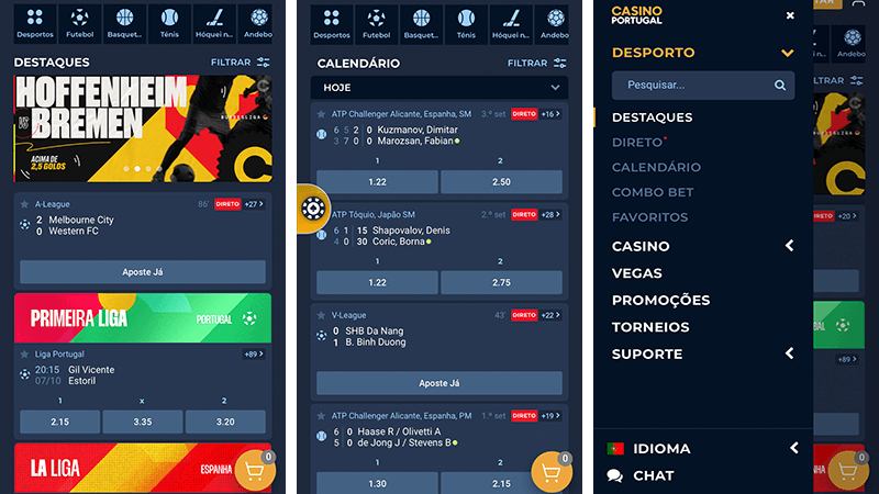 Apostas Desportivas na Casino Portugal App