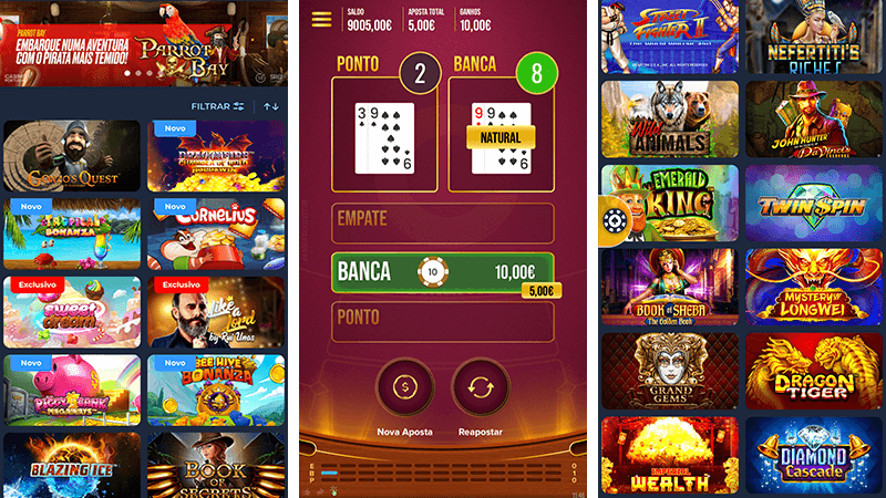 Jogos de Casino na App do Casino Portugal