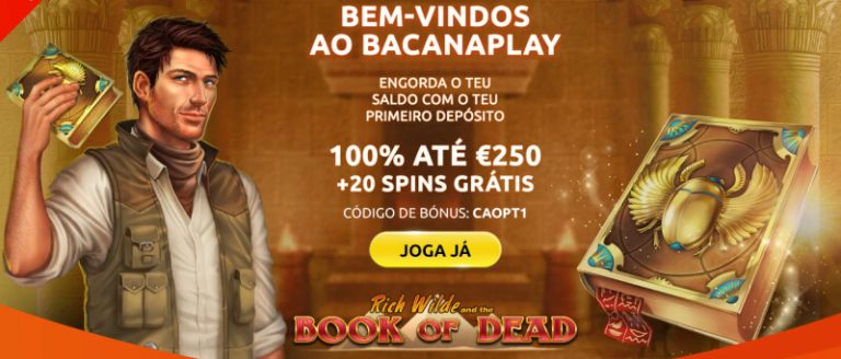 Código de Bónus Bacana Play para 20 Free Spins