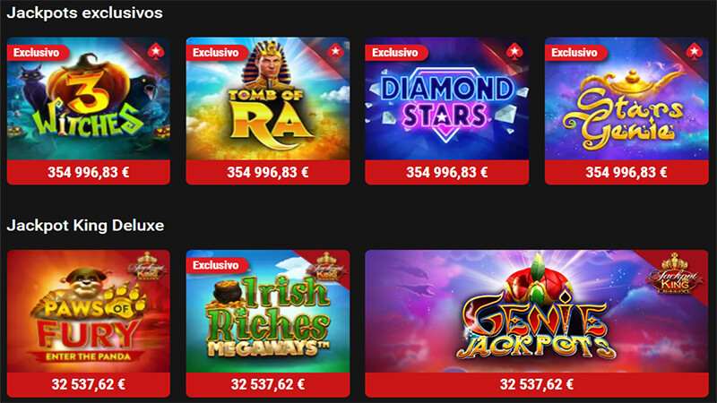 Jackpots Progressivos na PokerStars