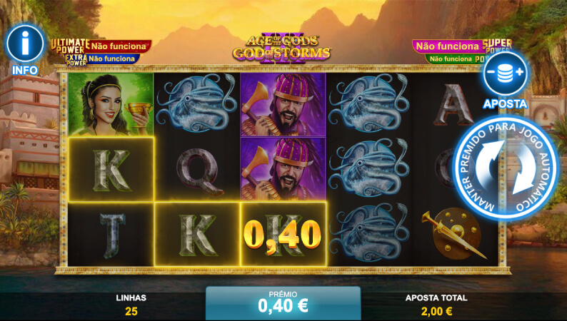 Slot Machine Age Of Gods: God Of Storms