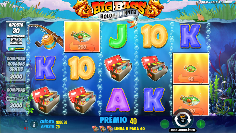 Slot Machine Big Bass: Hold & Spinner