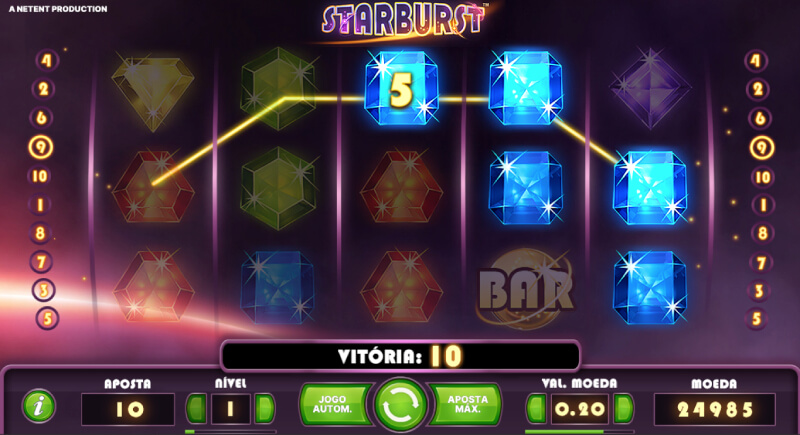 Slot Machine Starburst