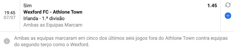 Exemplo de Um Mercado de Apostas Com o Bet Mentor da Betano