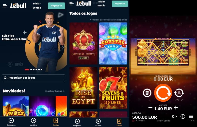 Casino na app da LeBull