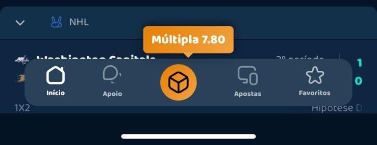 Menu da app LeBull