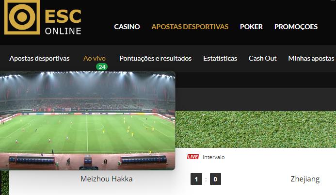 Ver futebol em Direto na ESC Online